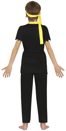 STRÓJ NINJA KOBRA CZARNO-ŻÓŁTY