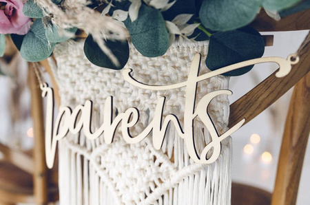 ZAWIESZKA NA KRZESŁO DREWNIANA PARENTS