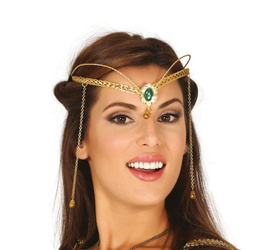 ŚREDNIOWIECZNA ZŁOTA METALOWA TIARA