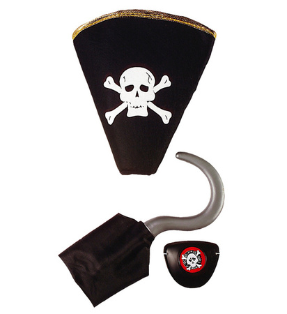ZESTAW PIRATA Z HAKIEM