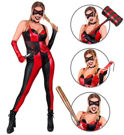 STRÓJ HARLEY CZARNO-CZERWONY