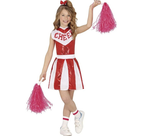 STRÓJ DZIECIĘCY CHEERLEADERKA 
