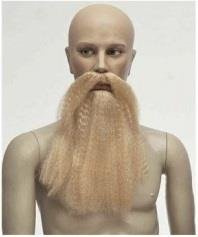 BRODA Z WĄSAMI I USTAMI BLOND