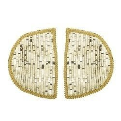 NARAMIENNIKI CEKINOWE ZŁOTE 2 SZT