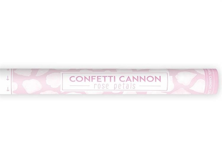 TUBA KONFETTI PŁATKI RÓŻ BIAŁE