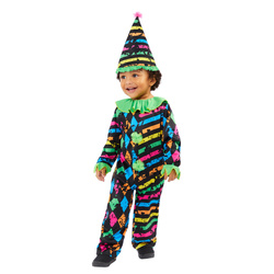 STRÓJ KLAUN NEONOWY KOLOROWY