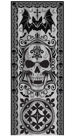 DEKORACJA NA OKNO DRZWI 102X213 CM HALLOWEEN