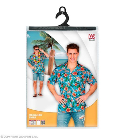 KOSZULA HAWAJSKA NIEBIESKA