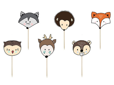 PAPILOTKI NA MUFFINKI LAS ZESTAW