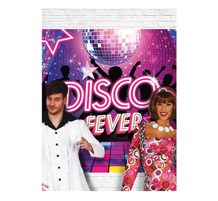 ŚCIANKA DO ZDJĘĆ DISCO FEVER 220X150 CM