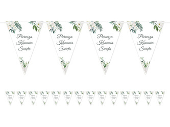 BANER PIERWSZA KOMUNIA ŚWIĘTA BIAŁE RÓŻE