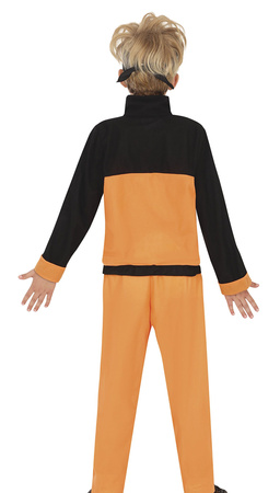 STRÓJ NINJA POMARAŃCZOWO-CZARNY