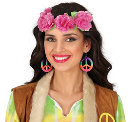 WIANEK Z KWIATÓW RÓŻOWY