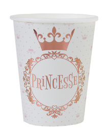KUBECZKI PAPIEROWE PRINCESS 270 ML 10 SZT