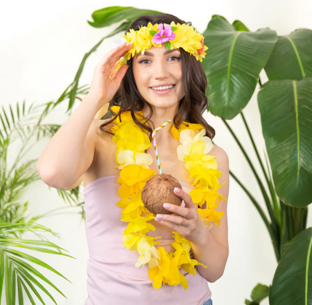 OPASKA HAWAJSKA NA GUMCE ŻÓŁTA