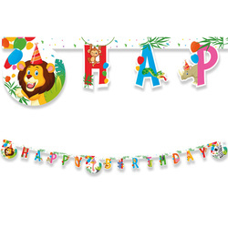 BANER HAPPY BIRTHDAY SAFARI DŻUNGLA
