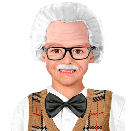 COPRICAPO NONNO CON BAFFI E OCCHIALI in scatola