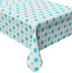 ORBUS FOLIOWY W KROPKI NIEBIESKIE 100 X 130 CM