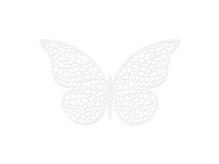 Dekoracje papierowe Motyl, 8 x 5cm (1 karton / 50 op.) (1 op. / 10 szt.)