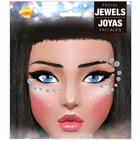 BIŻUTERIA NAKLEJANA KRYSZTAŁKI SREBRNE 