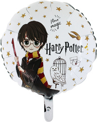 BALON FOLIOWY OKRĄGŁY HARRY POTTER 46 CM