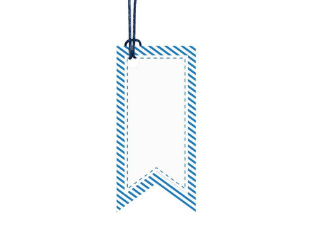 Zawieszki dekoracyjne, 4,3 x 9cm, 3,5 x 7cm (1 karton / 40 op.) (1 op. / 6 szt.)