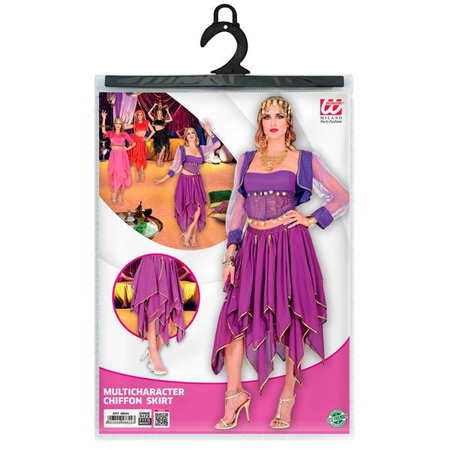 GONNA IN CHIFFON VIOLA