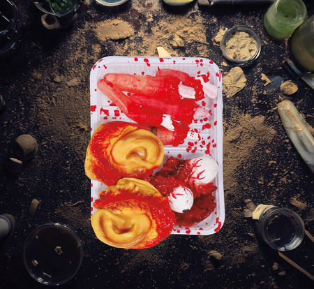 TACA Z ORGANAMI LATEKSOWYMI 19 X 14 CM