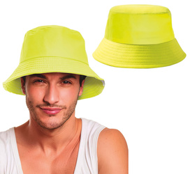 KAPELUSIK ŻÓŁTY NEONOWY DISCO