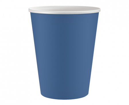 KUBECZKI PAPIEROWE 250 ML GRANATOWY 6 SZT.