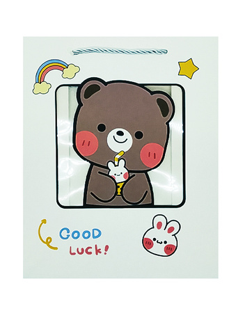 TORBA PREZENTOWA Z OKIENKIEM ZWIERZĄTKA 24,5 X 19,5 X 9,5 CM