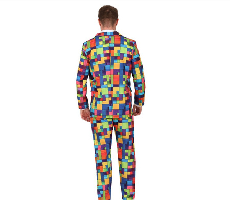 STRÓJ GARNITUR MĘSKI KLOCKI 