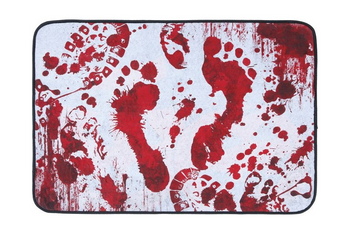 WYCIERACZKA POD DRZWI KRWAWE HALLOWEEN 60x40 CM