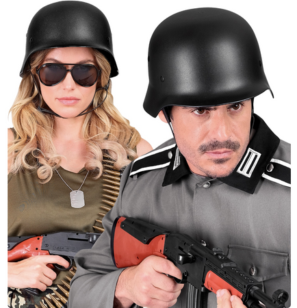 KASK WOJSKOWY CZARNY HEŁM DLA DOROSŁYCH