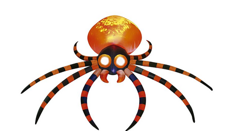 DMUCHANY PAJĄK DEKORACJA 180 X 120 CM HALLOWEEN