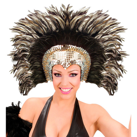 PIÓROPUSZ RIO SREBRNO-CZARNY