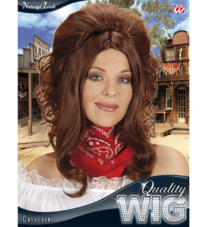 Pk 4 "CATHERINE WIG" brown - in box