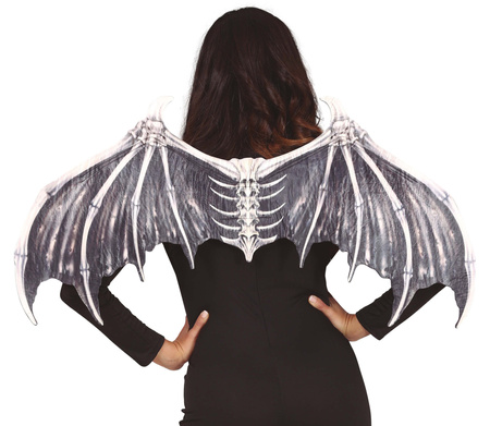 SKRZYDŁA NIETOPERZA CZARNE 80x40 CM