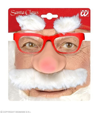 KOMICZNE OKULARY Z NOSEM MIKOŁAJA