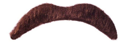 WĄSY BRĄZ MAŁE SUMIASTE