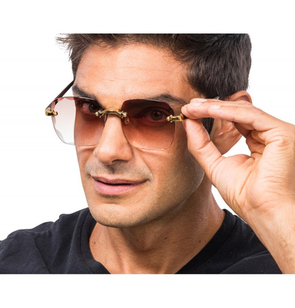 OKULARY PRZYCIEMNIANE BRĄZOWE