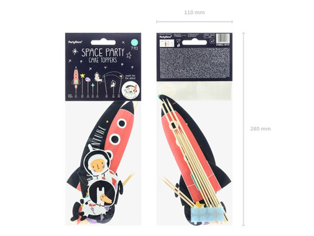 TOPPER NA TORT KOSMOS 7 SZT