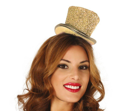 MINI KAPELUSIK ZŁOTY