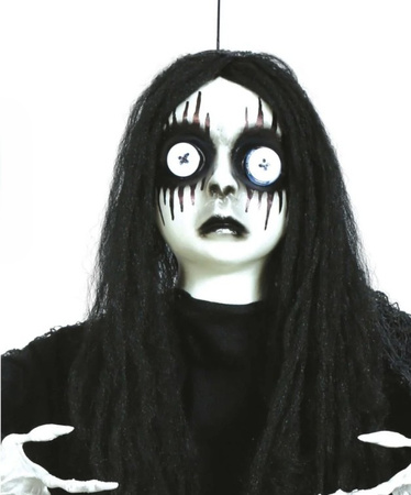 DEKORACJA WISZĄCA UPIORNA DZIEWCZYNA 90 CM