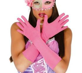 RĘKAWICZKI JASNY RÓŻ 45 CM