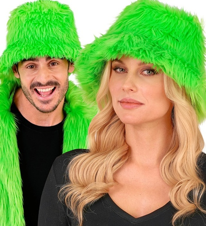 CZAPKA PLUSZOWA ZIELONA