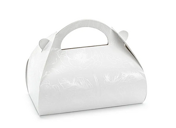 OZDOBNE PUDEŁKA NA CIASTO PERŁOWE GAŁĄZKI 10 SZT.