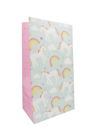 TOREBKI NA PREZENTY Z NAKLEJKAMI JEDNOROŻEC