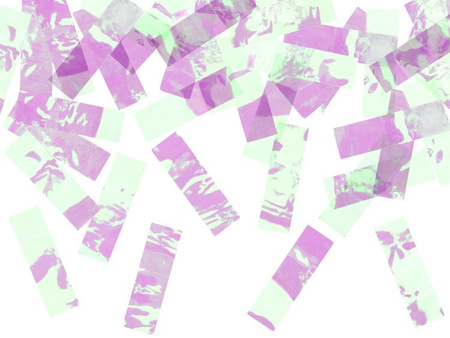 Tuba z konfetti, opalizujacy, 60cm (1 karton / 36 szt.)