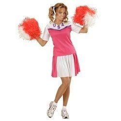 STRÓJ CHEERLEADERKA RÓŻOWA